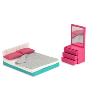Cozy Bedroom Set | Furniture for 6-inch Dolls | Lori