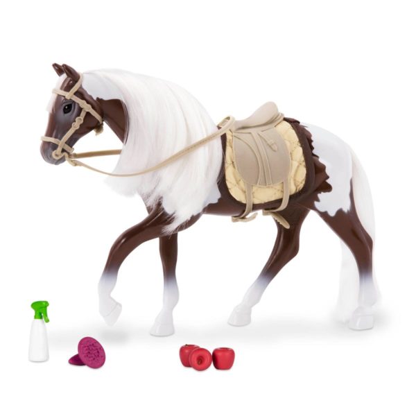 Pinto Horse | Toy Horse for 6-inch Dolls | Lori