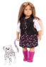 Gia & Gunner | 6-inch Mini Doll & Pet Dog Set | Lori