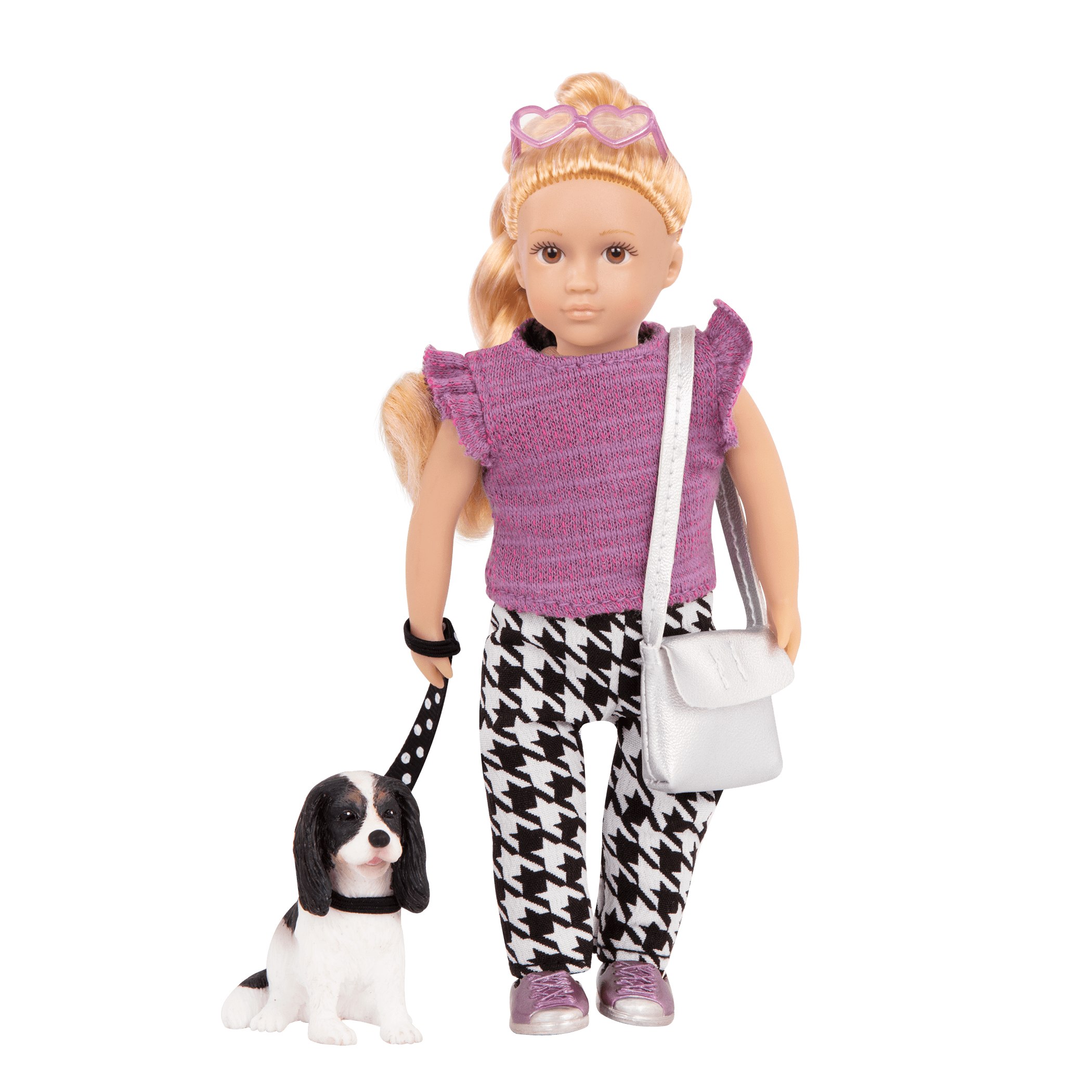 Heather & Nugget | Mini Doll & Toy Dog | Lori