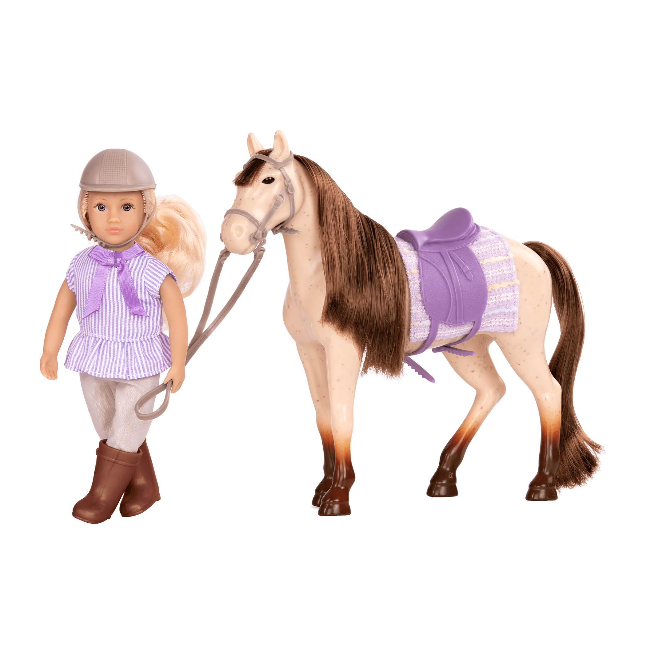 Marjorie & Maple | 6-inch Doll with Toy Horse | Lori