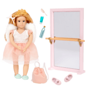 Cherie's Dance Set | 6-inch Doll with Mirror & Accessories | Lori