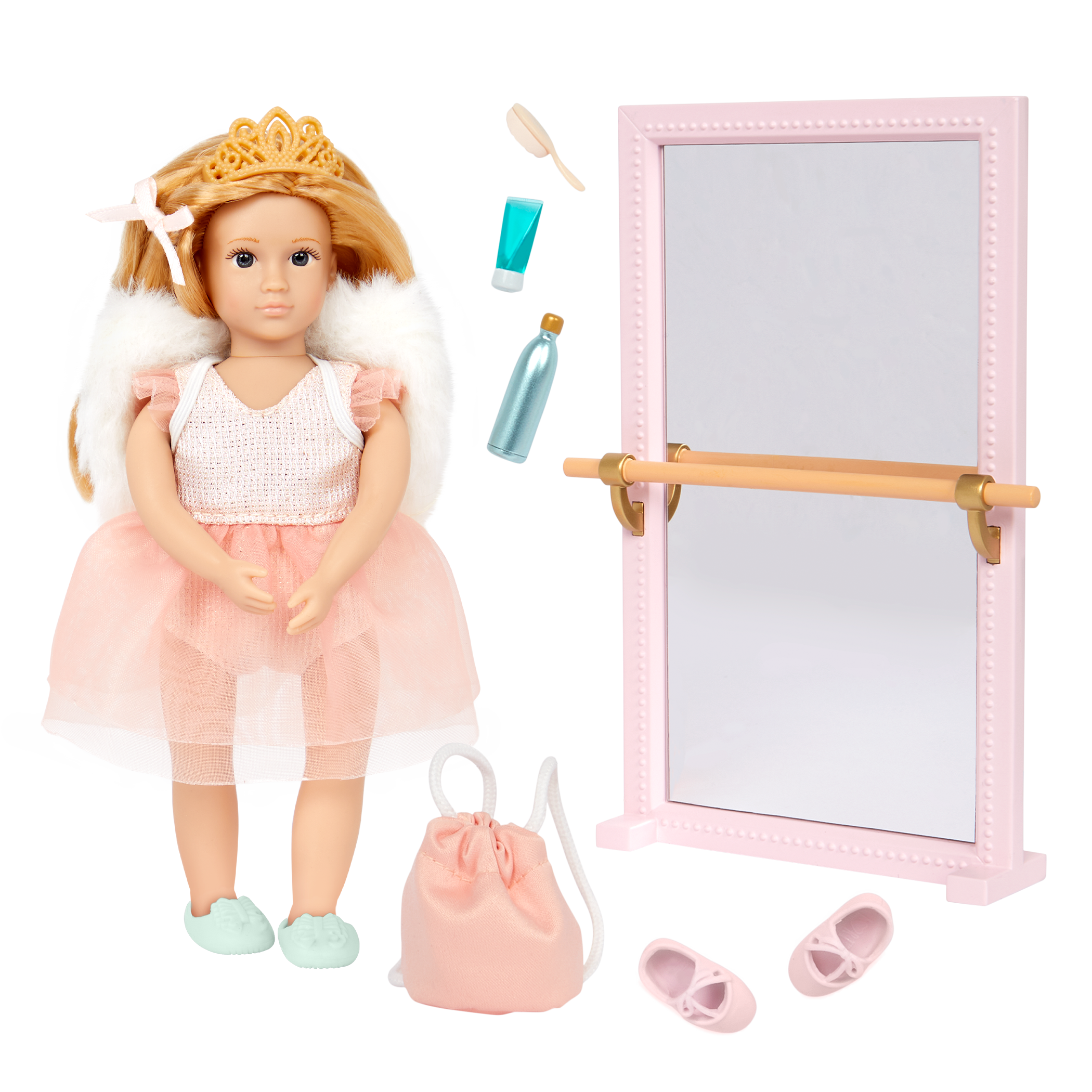 Cherie's Dance Set | 6-inch Doll with Mirror & Accessories | Lori