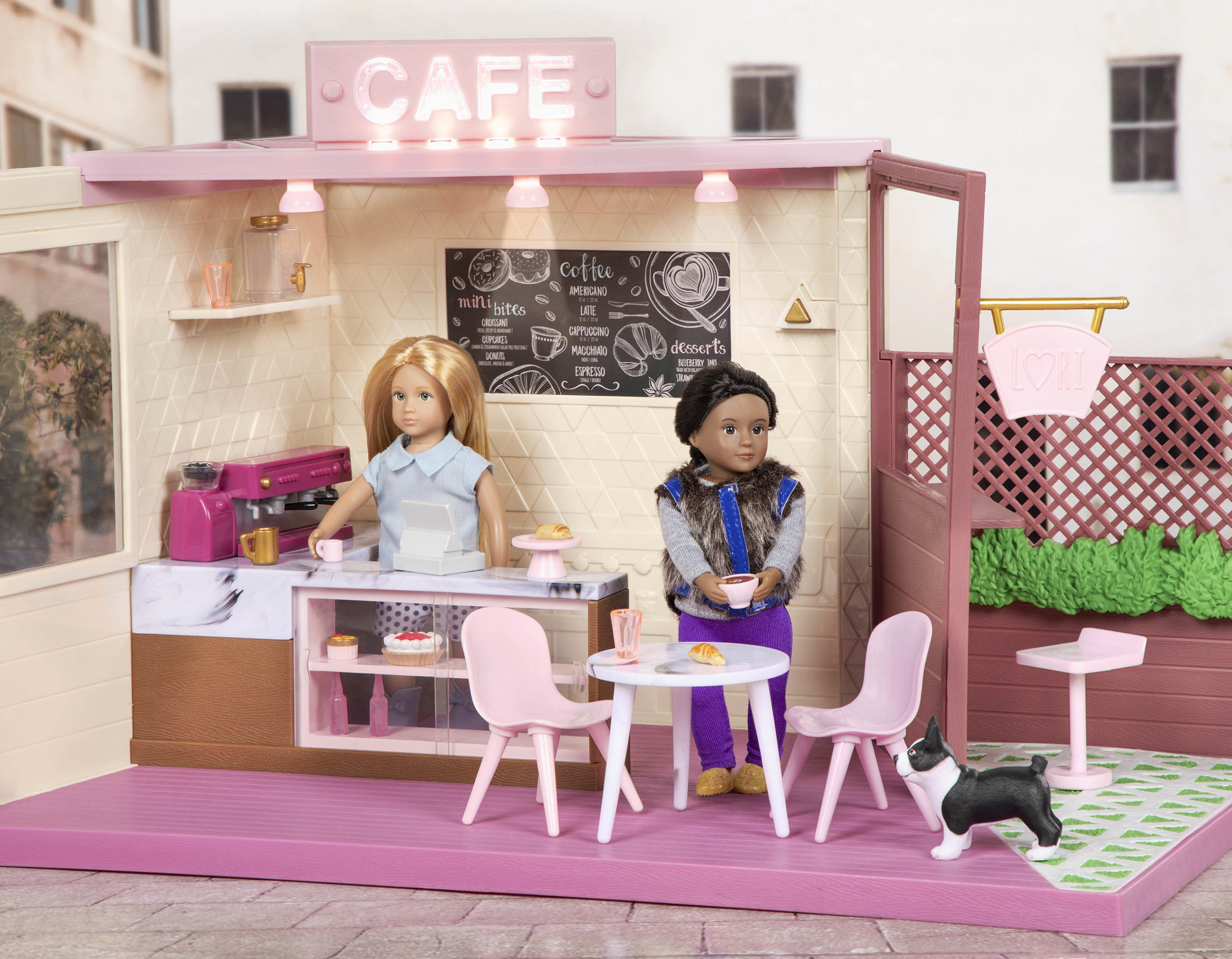 Official Lori Doll Cafe Playset 