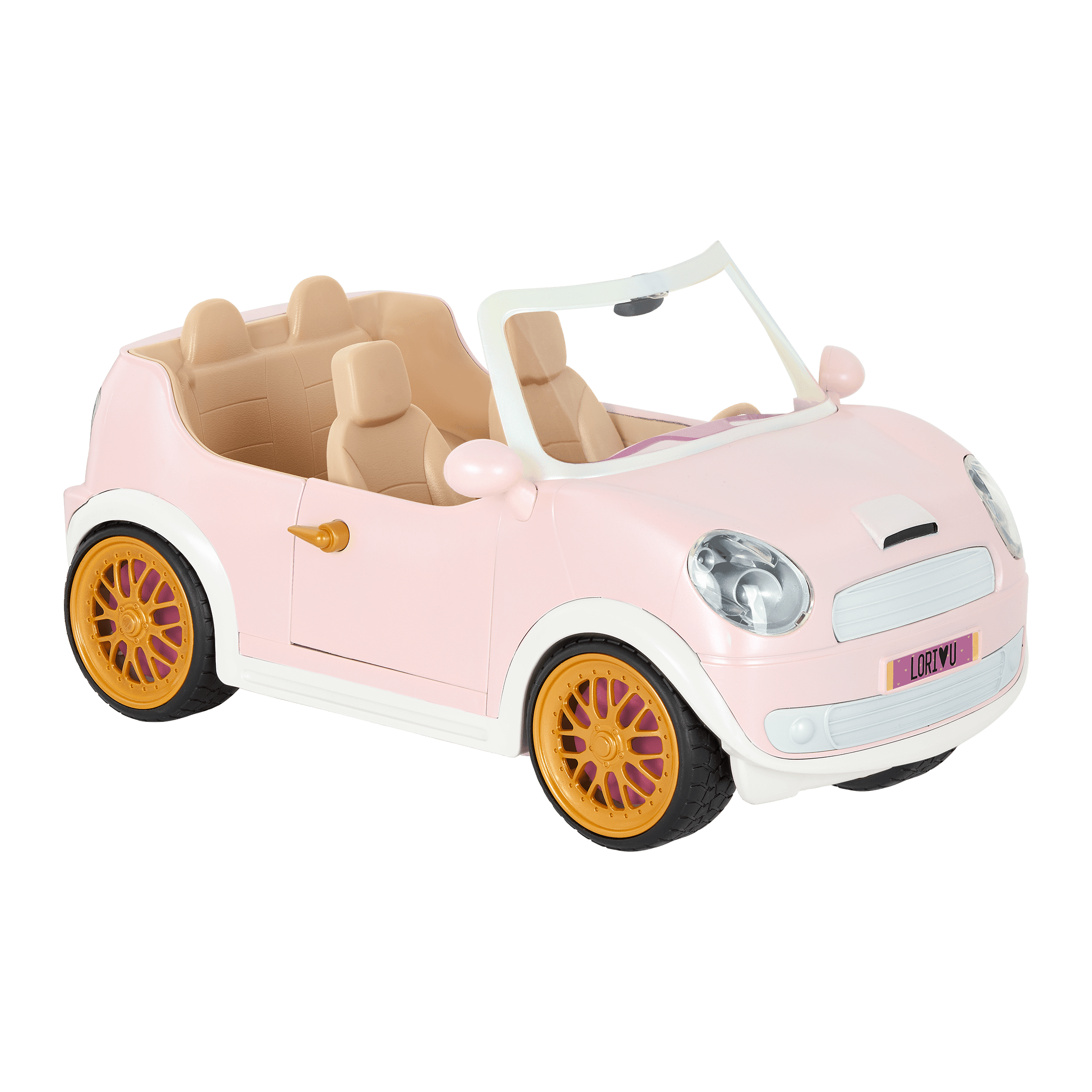 Go Everywhere! Convertible Car | Vehicle for Dolls | Lori