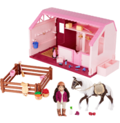 Philippa's Horse & Stable Set | Mini Doll Playset | Lori