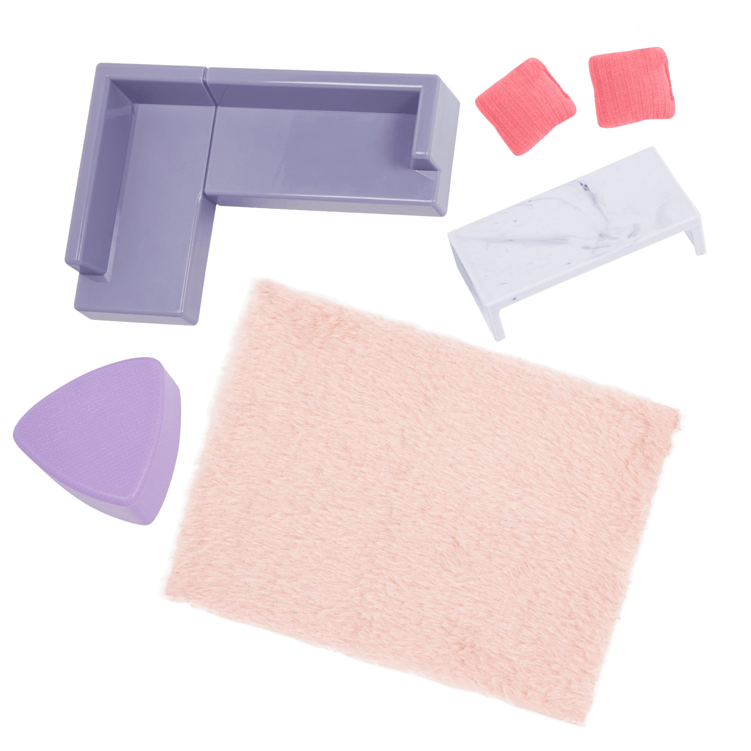 Yuni’s Cozy Sofa Set 6inch Doll & Dollhouse Furniture Lori