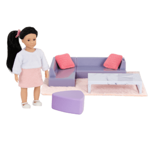 Yuni’s Cozy Sofa Set | 6-inch Doll & Dollhouse Furniture | Lori